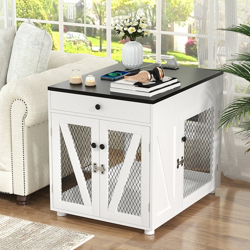 Dog kennel coffee table clearance
